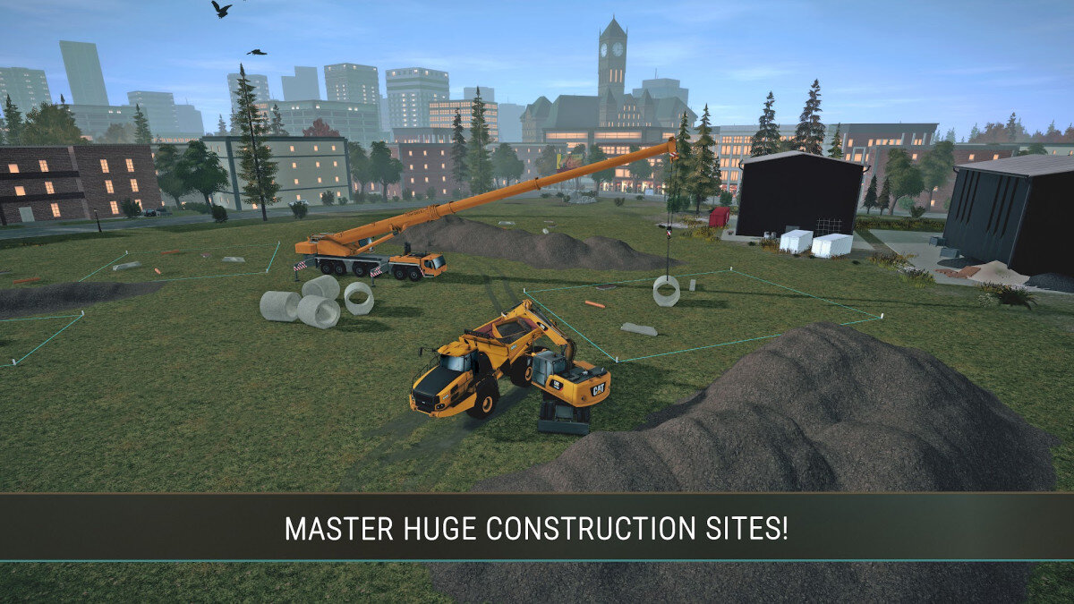 Construction Simulator 4 má bezplatnou verzi k vyzkoušení