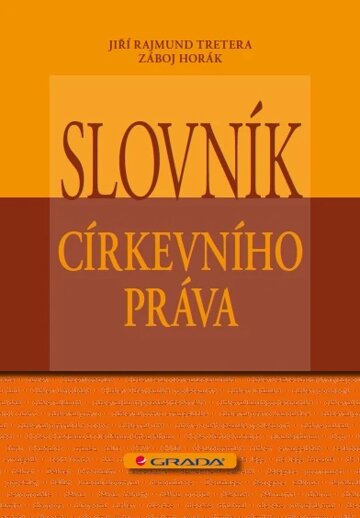 Obálka knihy Slovník církevního práva