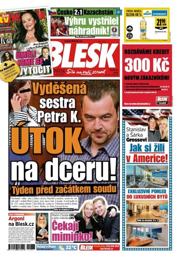 Obálka e-magazínu Blesk 4.9.2015