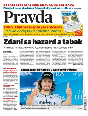 Obálka e-magazínu Pravda 17.5.2016