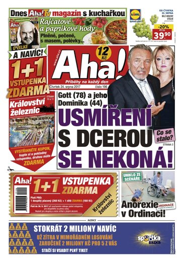 Obálka e-magazínu AHA! 24.8.2017