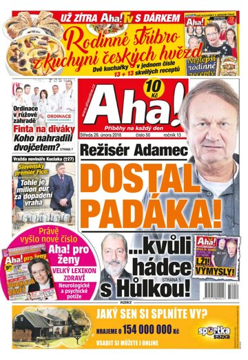 Obálka e-magazínu AHA! 28.2.2018