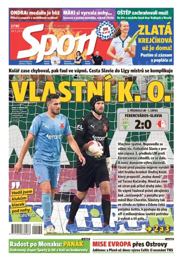 Obálka e-magazínu Sport 5.8.2021