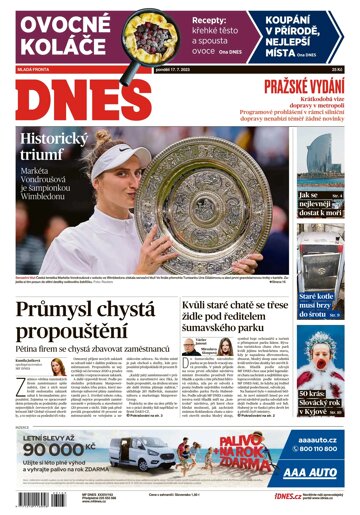 Obálka e-magazínu MF Dnes 17.7.2023