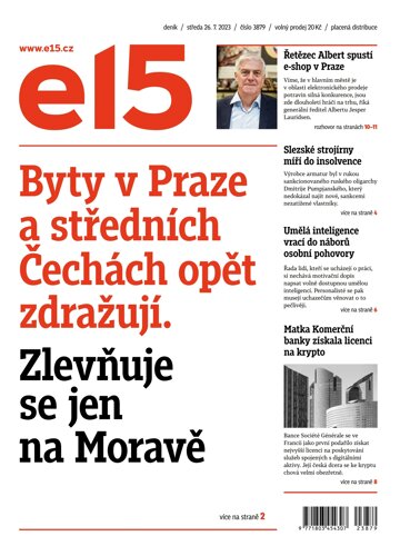 Obálka e-magazínu E15 26.7.2023