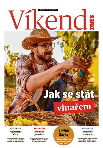 Obálka e-magazínu Víkend DNES Jižní Čechy - 14.9.2024