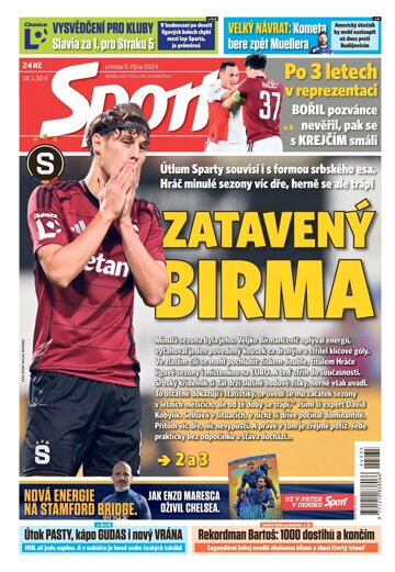 Obálka e-magazínu Sport 9.10.2024