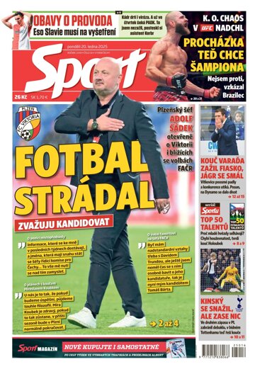 Obálka e-magazínu Sport 20.1.2025