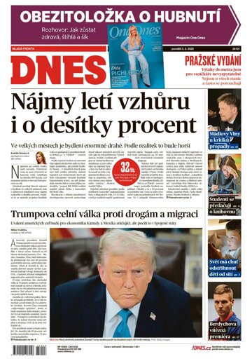 Obálka e-magazínu MF Dnes 3.2.2025