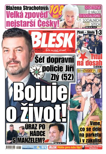 Obálka e-magazínu Blesk 24.2.2025