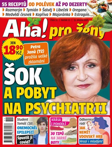 Obálka e-magazínu AHA! pro ženy 11/2025