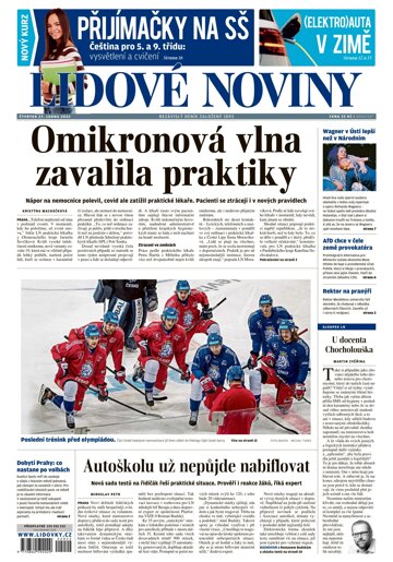 Obálka e-magazínu Lidové noviny 27.1.2022