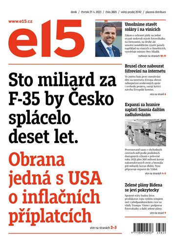 Obálka e-magazínu E15 27.4.2023