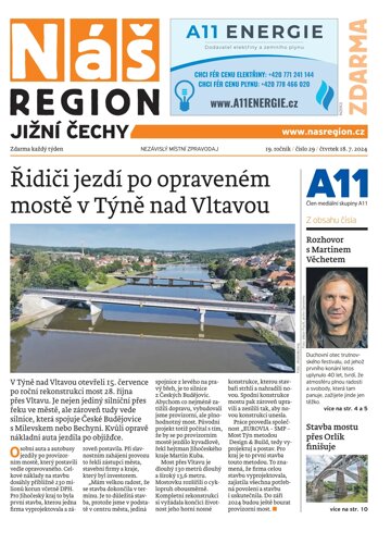 Obálka e-magazínu Náš Region - Jižní Čechy 29/2024