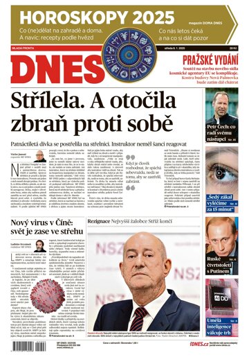 Obálka e-magazínu MF Dnes 8.1.2025