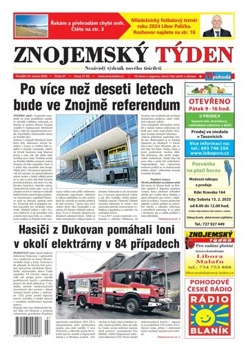 Obálka e-magazínu Znojemský týden 7/2025