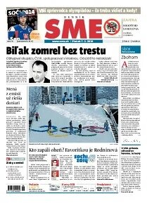 Obálka e-magazínu SME 7.2.2014