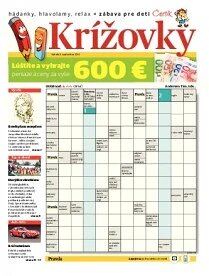 Obálka e-magazínu Krížovky 6. 9. 2014