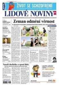 Obálka e-magazínu Lidové noviny 22.10.2014