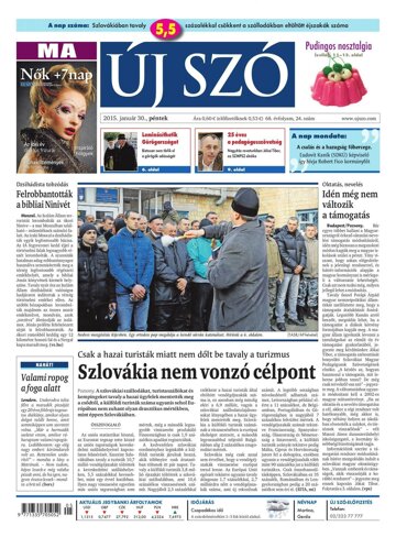 Obálka e-magazínu Új Szó 30.1.2015