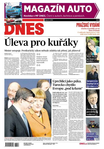 Obálka e-magazínu MF Dnes 8.3.2016