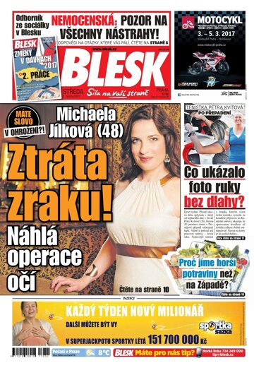 Obálka e-magazínu Blesk 1.3.2017