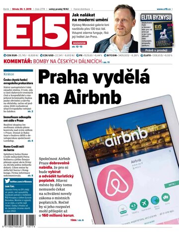 Obálka e-magazínu E15 30.1.2019