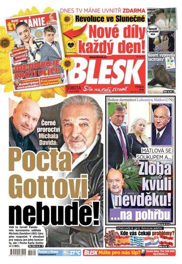 Obálka e-magazínu Blesk 15.8.2020