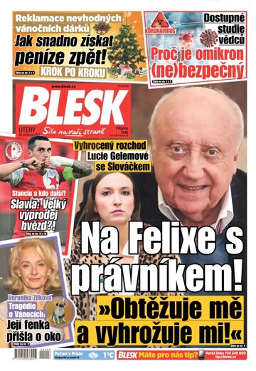 Obálka e-magazínu Blesk 28.12.2021