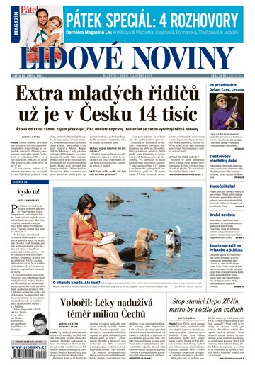 Obálka e-magazínu Lidové noviny 30.8.2024