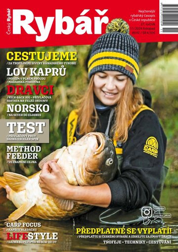 Obálka e-magazínu Český rybář 11/2024