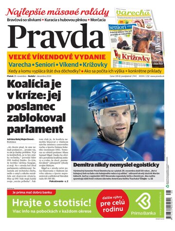 Obálka e-magazínu Pravda 29. 11. 2024