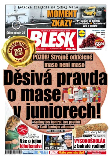 Obálka e-magazínu Blesk 5.2.2015