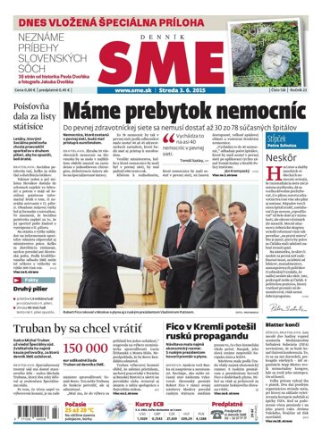 Obálka e-magazínu SME 3.6.2015