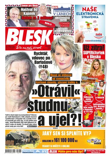 Obálka e-magazínu Blesk 28.3.2018