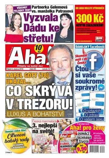 Obálka e-magazínu AHA! 6.4.2018