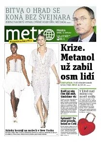 Obálka e-magazínu deník METRO 12.9.2012