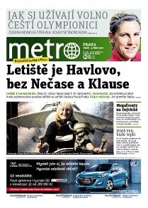 Obálka e-magazínu deník METRO 5.10.2012