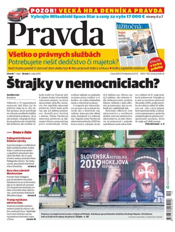 Obálka e-magazínu Pravda 7. 5. 2019