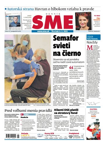 Obálka e-magazínu SME 4.2.2021