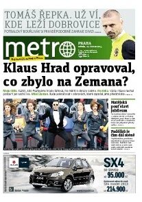 Obálka e-magazínu deník METRO 27.2.2013