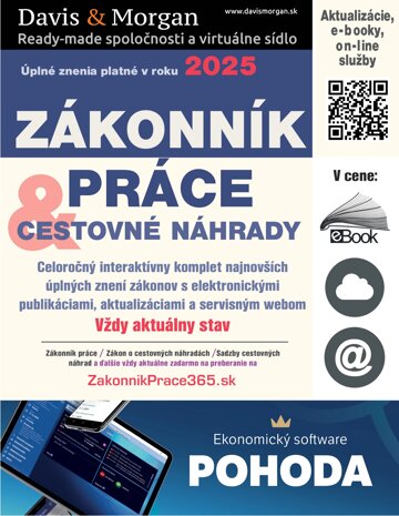 Obálka knihy Zákonník práce & Cestovné náhrady 2025