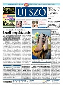 Obálka e-magazínu Új Szó 10.7.2014