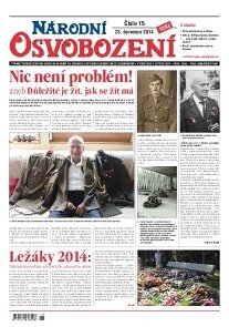 Obálka e-magazínu Národní Osvobození 15/2014