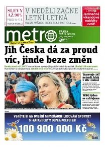 Obálka e-magazínu deník METRO 15.8.2014