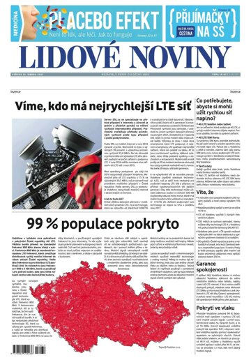 Obálka e-magazínu Lidové noviny 15.2.2017