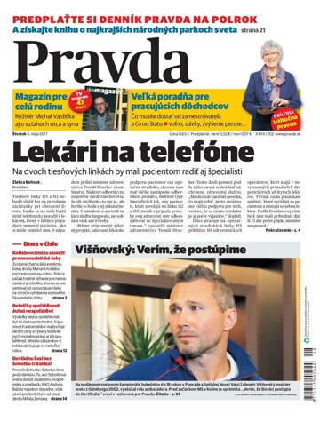 Obálka e-magazínu Pravda 4.5.2017