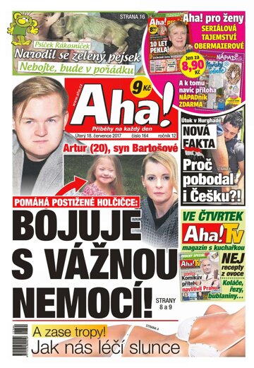 Obálka e-magazínu AHA! 18.7.2017