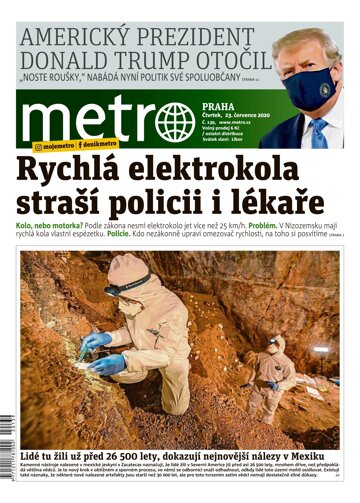 Obálka e-magazínu deník METRO 23.7.2020