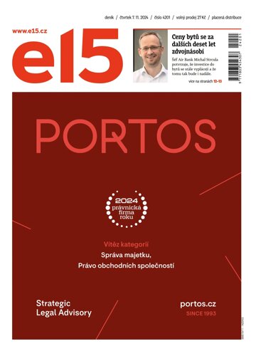 Obálka e-magazínu E15 7.11.2024